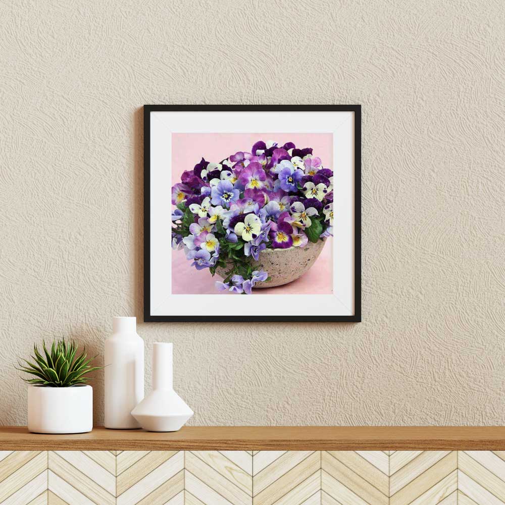 5D Diamond Painting Stiefmütterchen - Unique-Diamond