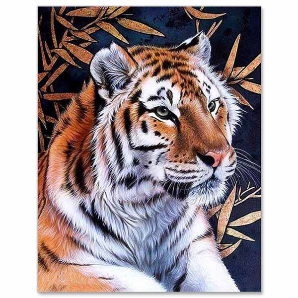 5D Diamond Painting Südchinesischer Tiger - Unique-Diamond