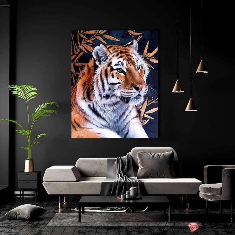 5D Diamond Painting Südchinesischer Tiger - Unique-Diamond