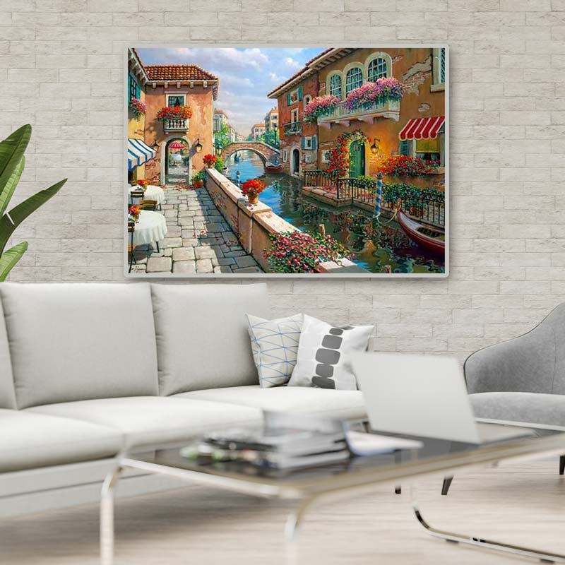 5D Diamond Painting Venedig Altstadt - Unique-Diamond