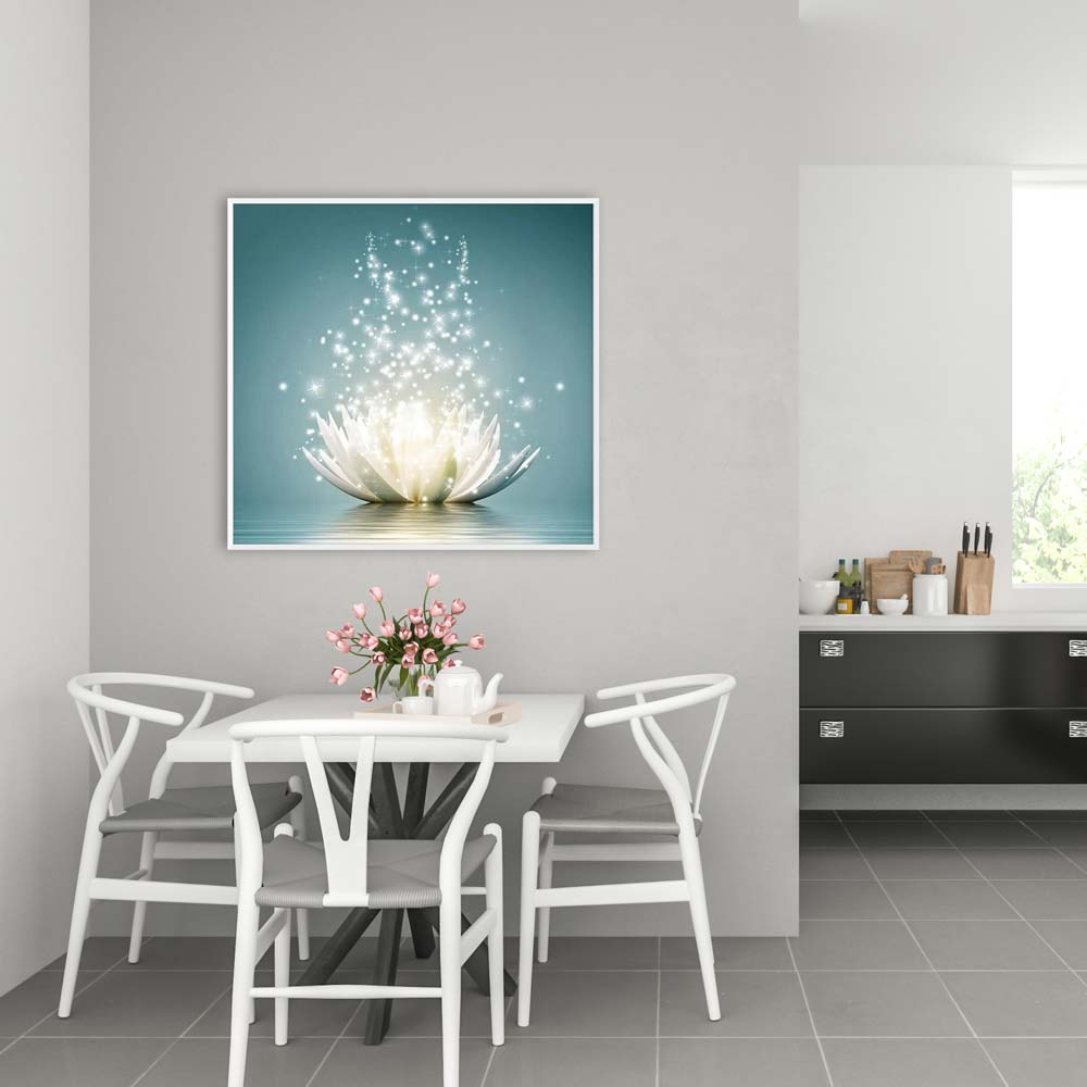 5D Diamond Painting XXL Lotus im Wasser - Unique-Diamond