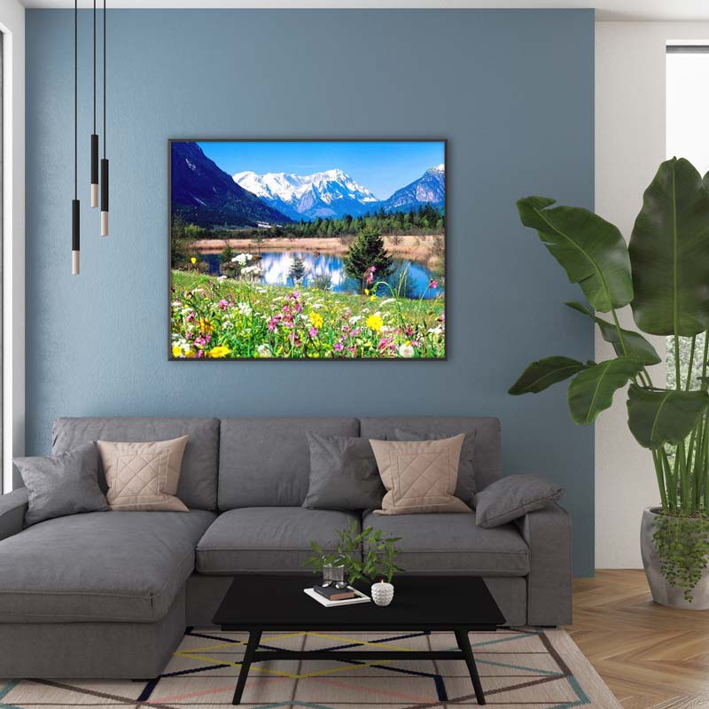 5D Diamond Painting Zugspitze - Unique-Diamond