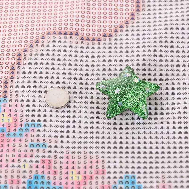 Diamond Painting Cover Minder / Folienhalter Glitzersterne 8 Farben Zubehör - Unique-Diamond