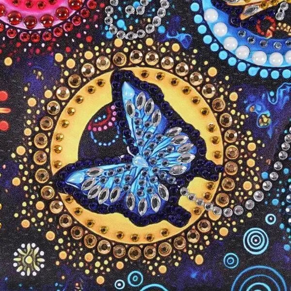Diamond Painting Handgelenktasche Schmetterling - Unique-Diamond
