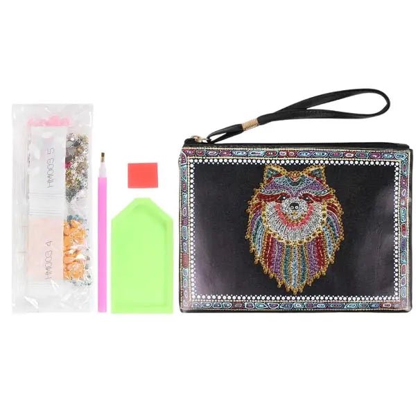 Diamond Painting Handgelenktasche Spitz - Unique-Diamond