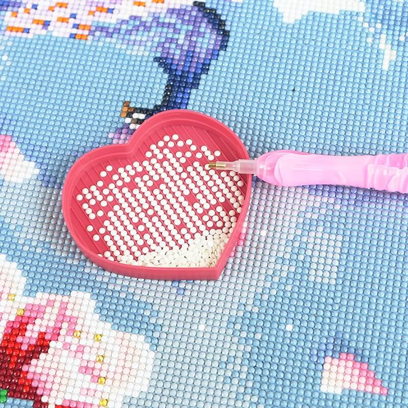 Diamond Painting Herzförmige Organisationsfächer Zubehör - Unique-Diamond