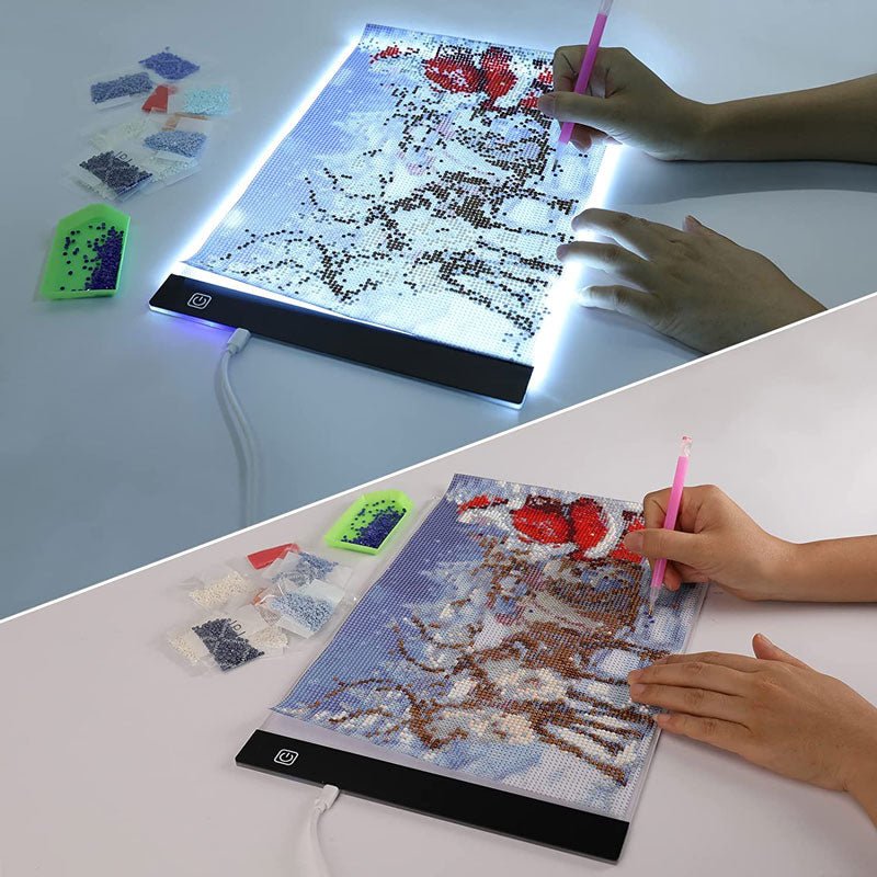 Diamond Painting LED-Unterlage LED-Pad A5 - Unique-Diamond