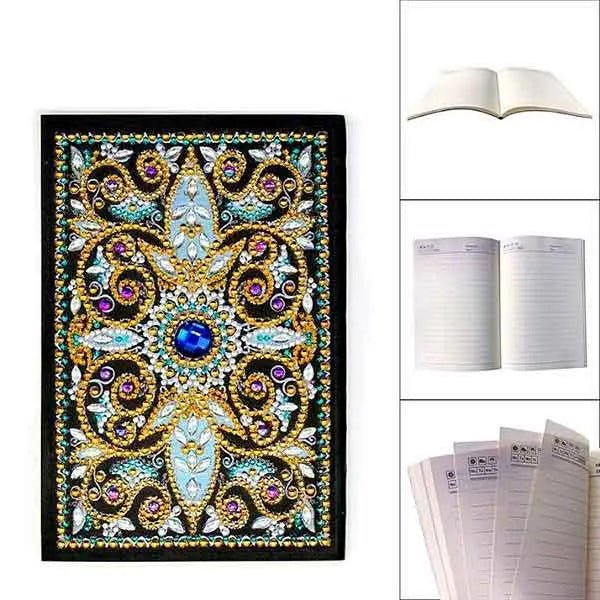 Diamond Painting Notizbuch blaues Auge - Unique-Diamond