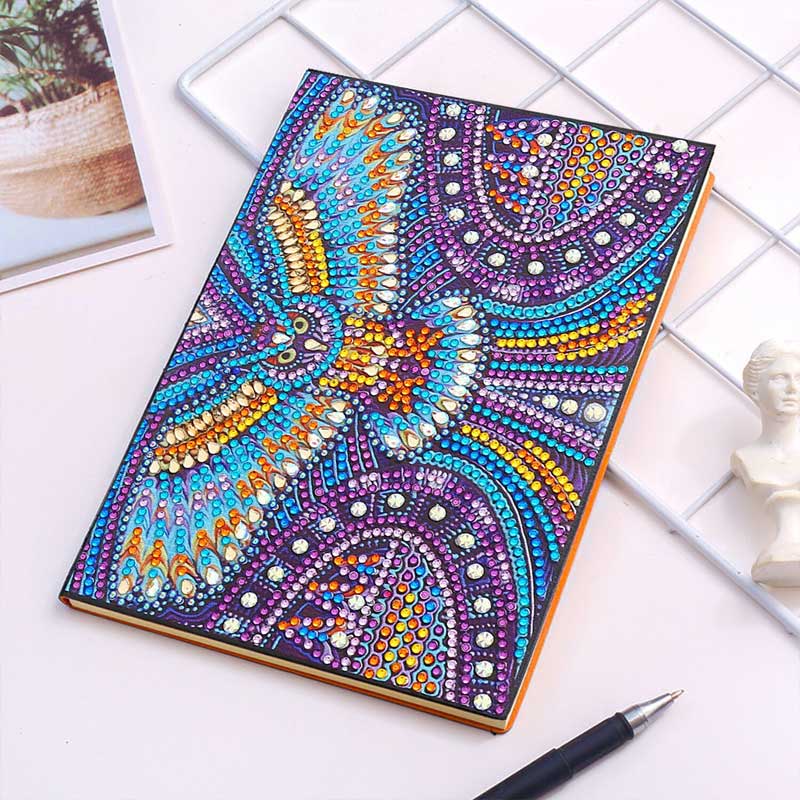 Diamond Painting Notizbuch Eule - Unique-Diamond