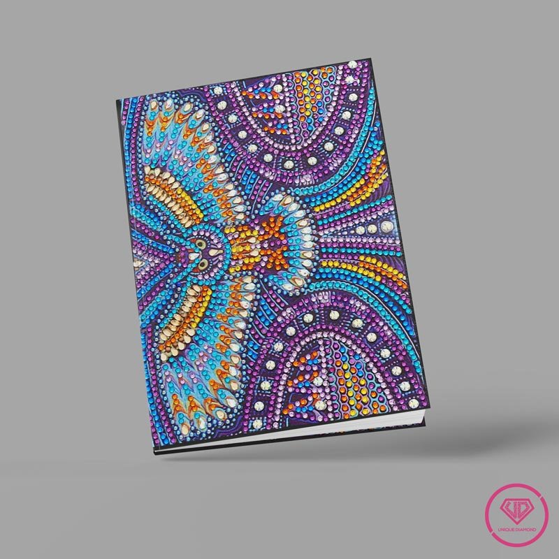Diamond Painting Notizbuch Eule - Unique-Diamond