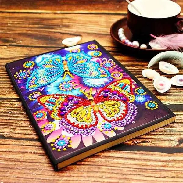 Diamond Painting Notizbuch Schmetterlinge - Unique-Diamond