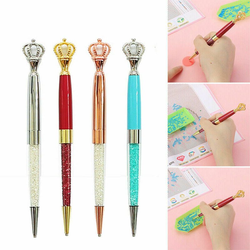 Diamond Painting Stift Krone Edelstahl in 4 Farben Zubehör - Unique-Diamond