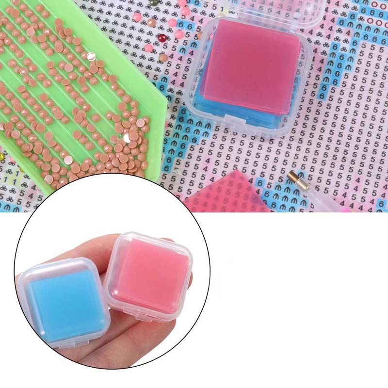 Diamond Painting Wachsdose mit 6x Wachs Zubehör - Unique-Diamond