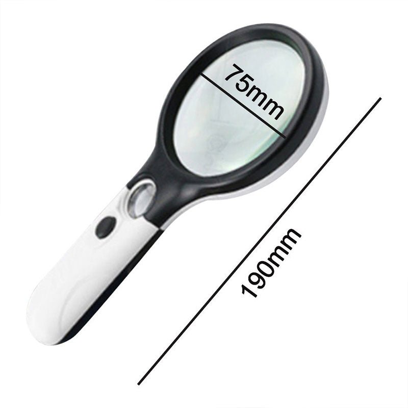 Unique-Diamond LED Lupe mit 10 / 20-facher Vergrößerung Zubehör - Unique-Diamond